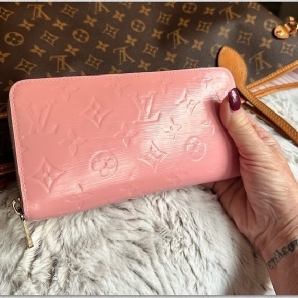 AUTHENTIC LOUIS VUITTON SPAIN PINK BALLERINE ZIPPY WALLET - Picture 1 of 17